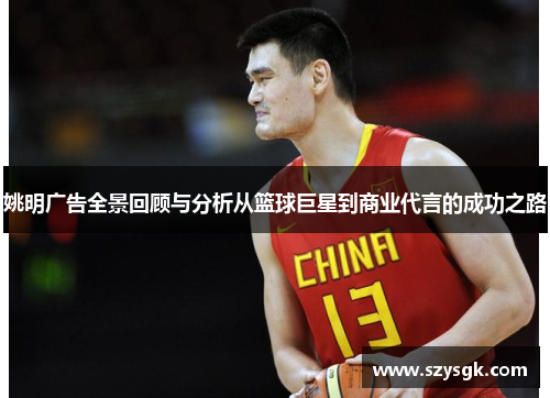 姚明广告全景回顾与分析从篮球巨星到商业代言的成功之路